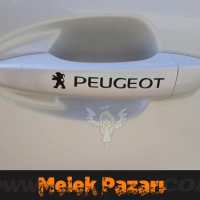 Peugeot Kapı Kolu Jant Araba Sticker