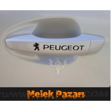 Peugeot Kapı Kolu Jant Araba Sticker 