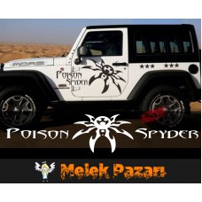 Poison Spyder Araba Sticker 