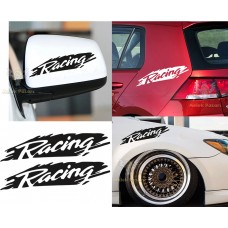 Racing araba sticker, 2 Adet  oto çıkartma 