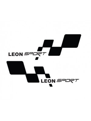Seat, Leon Sport Sağ Sol Set Oto Sticker. Araba Sticker