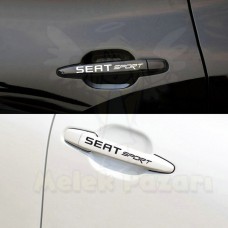Seat Sport Kapı Kolu Jant Sticker. Araba Sticker 