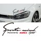 Sport Mind Araba Sticker. İstediğiniz marka yazılır.