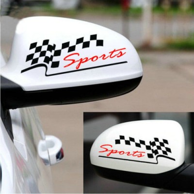 Sports Araba Ayna sticker