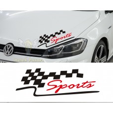 Sports Araba Sticker, Çıkartma 