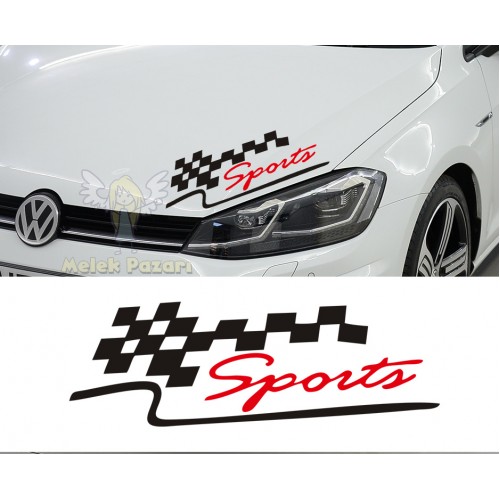 Sports Araba Sticker, Çıkartma