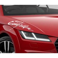 The spirit of competition Araba Sticker 