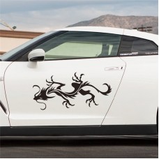 Tribal Ejderha Araba Sticker 