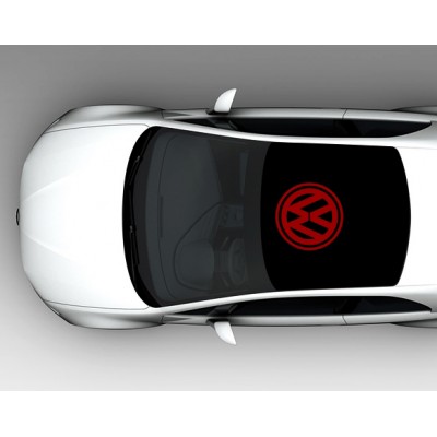 VW, Volkswagen Sunroof Araba Sticker, Oto Çıkartma