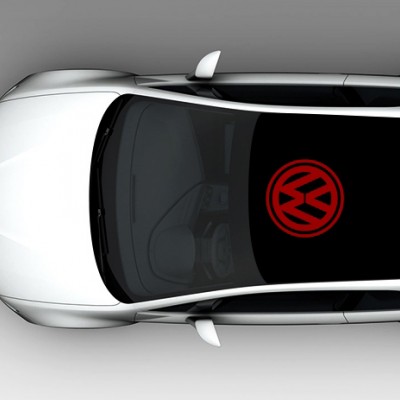 VW, Volkswagen Sunroof Araba Sticker, Oto Çıkartma