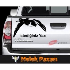 Yaban Kazı Avcılık Araba Sticker 