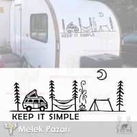 Yazı Tercihli, Keep it Simple Kamp Araba Karavan S..