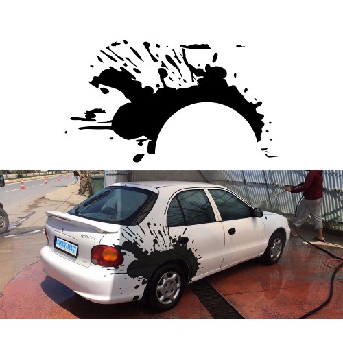 Çamurluk Leke Araba Sticker