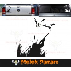 Ördek Avcısı, Avcılık Oto Sticker 