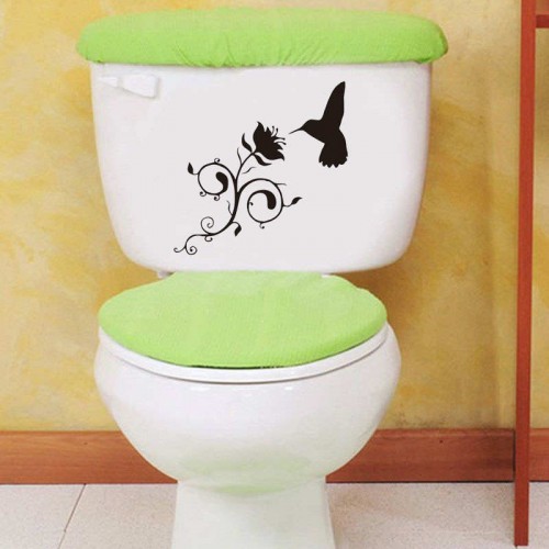 Arı Kuşu Klozet Banyo Sticker