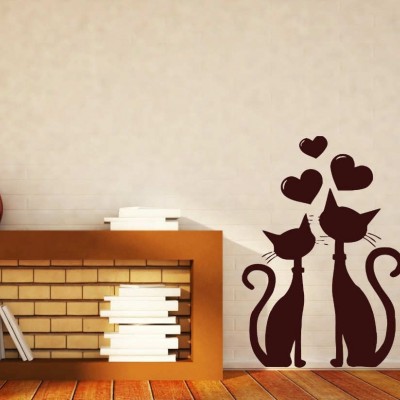 Aşık Kediler Duvar Sticker