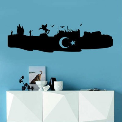Atatürk Samsuna Çıkış Duvar Sticker