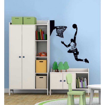 Basketbol Smaç Duvar Stickerı 