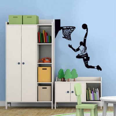 Basketbol Smaç Duvar Stickerı 