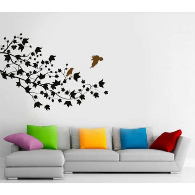  Çalı Kuşları Duvar Sticker