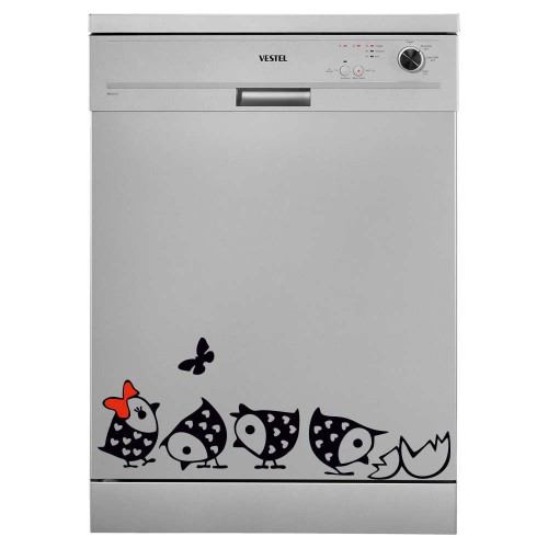 Civcivler Dolap Beyaz Eşya Sticker