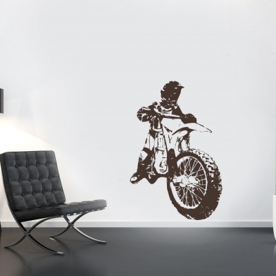 Cross Motor Duvar Sticker