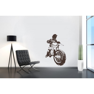 Cross Motor Duvar Sticker
