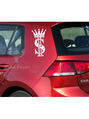 Dolar İşareti Araba Sticker