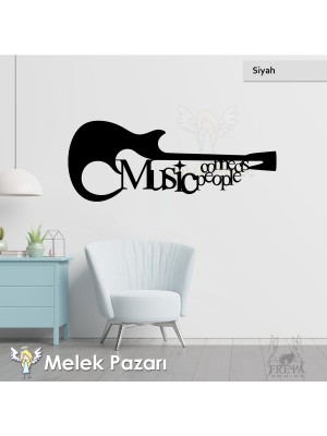 Müzik Gitar Duvar Sticker