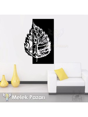 Yaprak Ağaç Duvar Sticker, Duvar Dekoru Yaprak Ağaç Duvar Sticker, Duvar Dekoru
