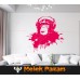 Müzik Dinleyen Maymun Sanat Duvar Sticker
