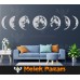 Ay'ın Evreleri Uzay Duvar Sticker
