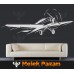 Tek Pervaneli Uçak Duvar Sticker
