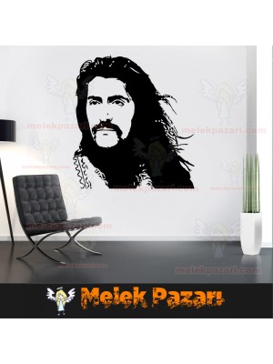 Barış Manço Duvar Sticker Barış Manço Duvar Sticker