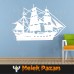 Yelkenli Gemi Denizcilik Duvar Sticker