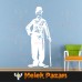 Charlie Chaplin Duvar Sticker