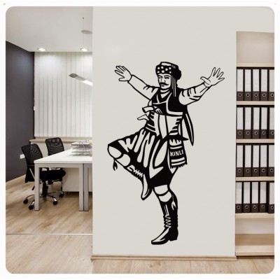 Zeybek Efe Duvar Sticker