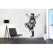 Zeybek Efe Duvar Sticker 