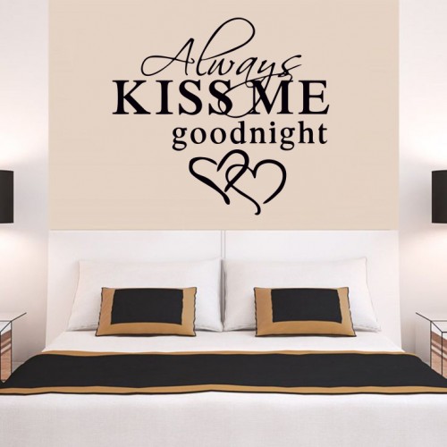 Always Kiss Me, Aşk Duvar Sticker