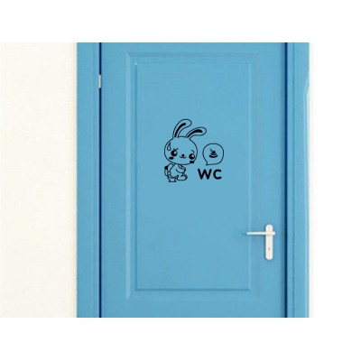 Tavşan WC, Klozet Sticker