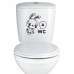 Tavşan WC, Klozet Sticker
