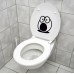 Şoka Girmiş Surat Klozet Banyo Sticker