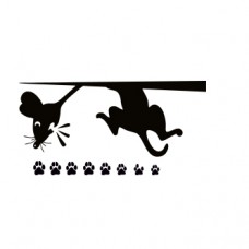 Yaramaz Fare Klozet Banyo Sticker 