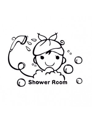 Shower Room Banyo Sticker