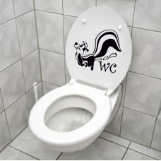 Kokarca WC Banyo Sticker 