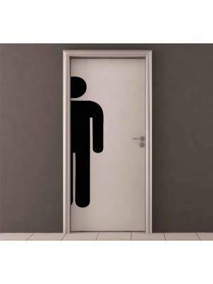 WC Bay Kapı Giriş Sticker WC Bay Kapı Giriş Sticker