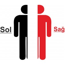 WC Bay Kapı Giriş Sticker 