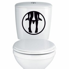 Bayan WC Giriş, Klozet Sticker, Çıkartma 