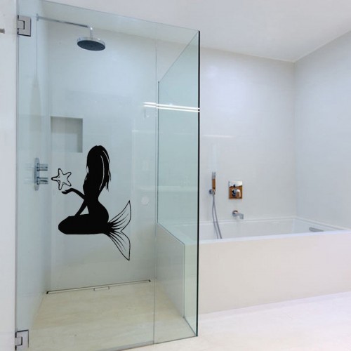 Deniz Yıldızı ve Deniz Kızı Banyo, Duvar Sticker