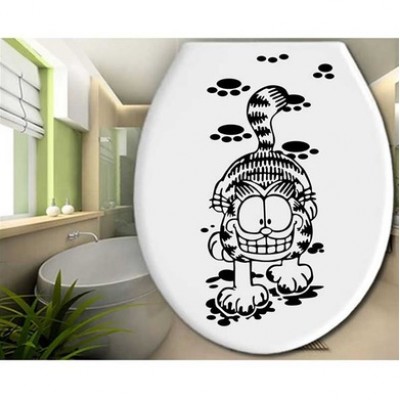 Garfield Klozet Kapağı wc  Sticker